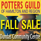 Potters Guild of Hamilton Show at Dundas Lions Memorial Community Centre