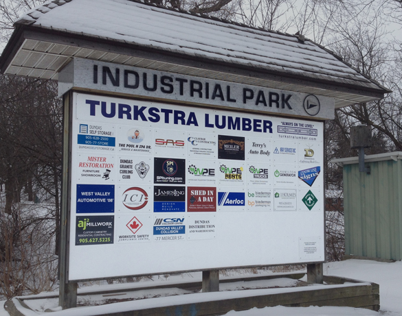 Dundas Industrial Park Sign