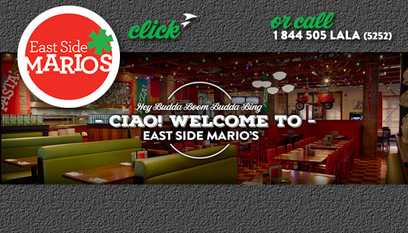 East Side Marios Italian Food in Dundas Ontario - Eat In, Take Out, Delivery.