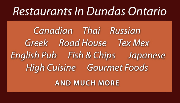 Dundas Ontario Restaurants Graphic